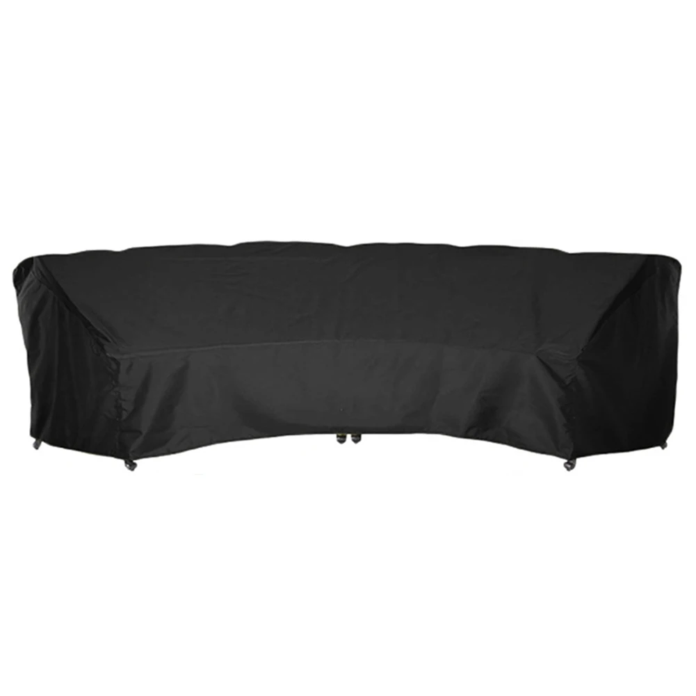 

210D Oxford Cloth Curved Sofa Cover Waterproof Outdoor Sofa Furniture Dust Cover