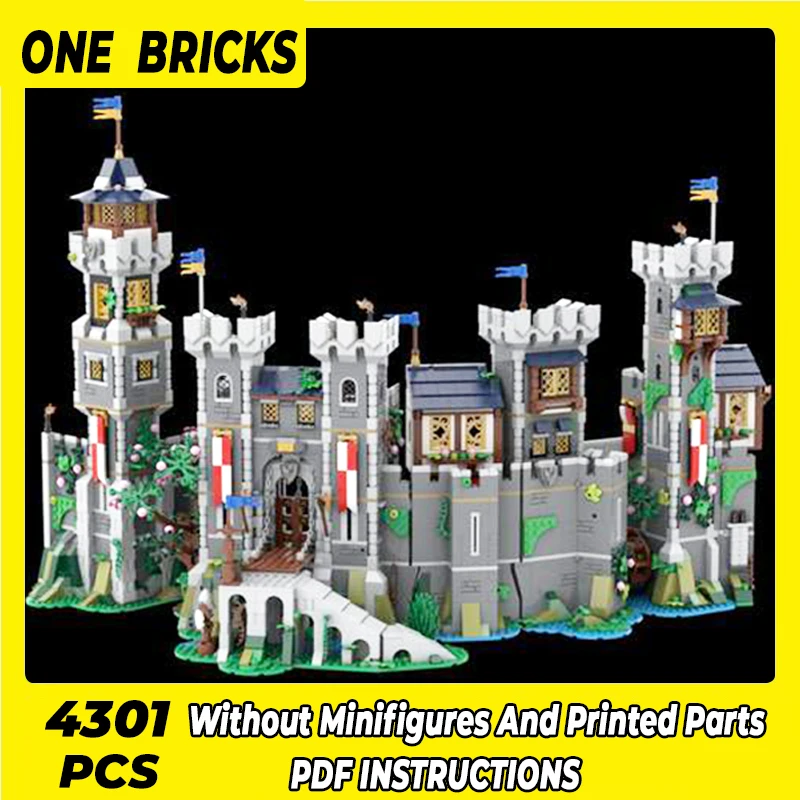 

Moc Building Blocks Modular Castle Model Falcon Fortress Technical Bricks DIY Assembly Construction Toys For Child Holiday Gifts