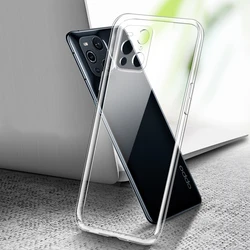 Enhanced Transparent Silicone Camera Protection Phone Case - OPPO Find X3 Pro (Clear)