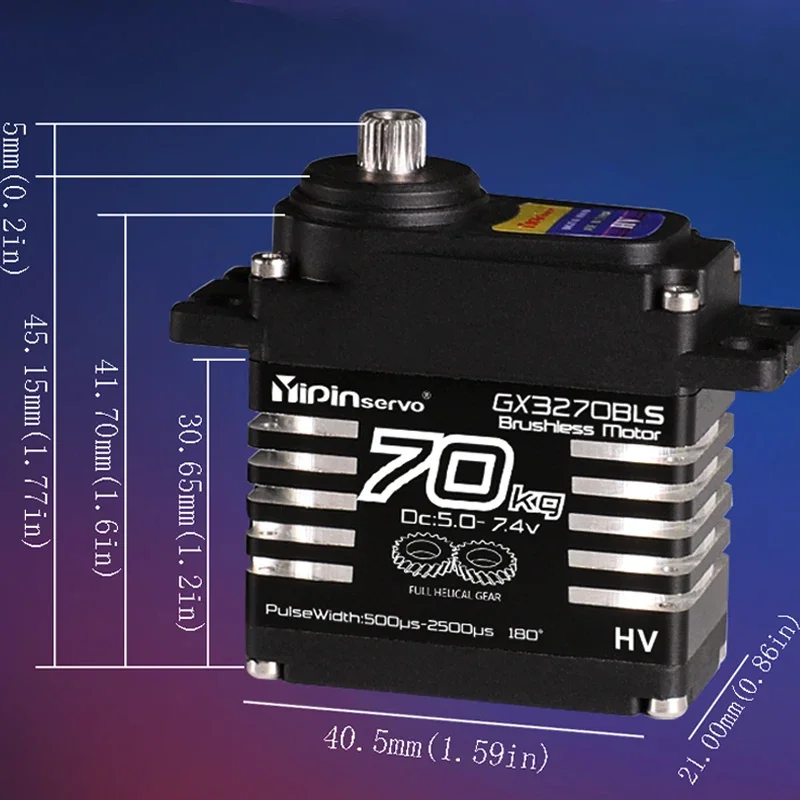 Waterproof IP68 Servo 35 40 55 60 70KG All steel helical gear Digital Servos For rc accessories 1/8 1/10 Remote control toy car 4