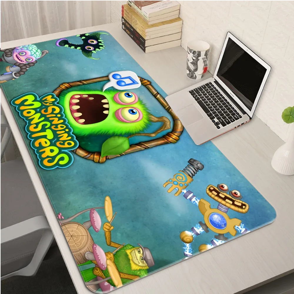 My Singing Monsters Mouse Mat Large Pad Mause Cute Keyboard Anime Desk Kawaii Mats Xxl Mousepad Accessori Da Gioco Pc Gamer Mouse