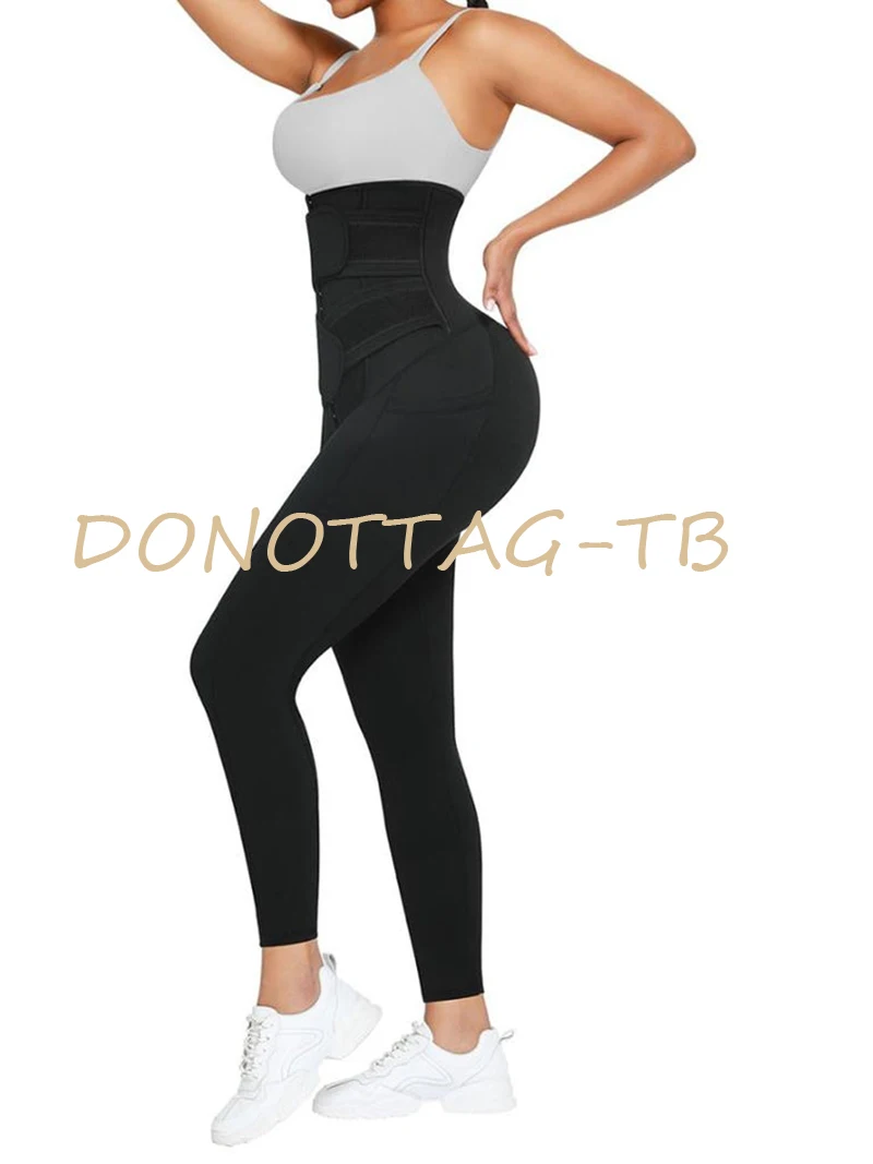 Women's Shaping Long Pants With Waistband Hook And Loop Fastener High Compression Body Shaper Buttlifter  Women's Panties Faja