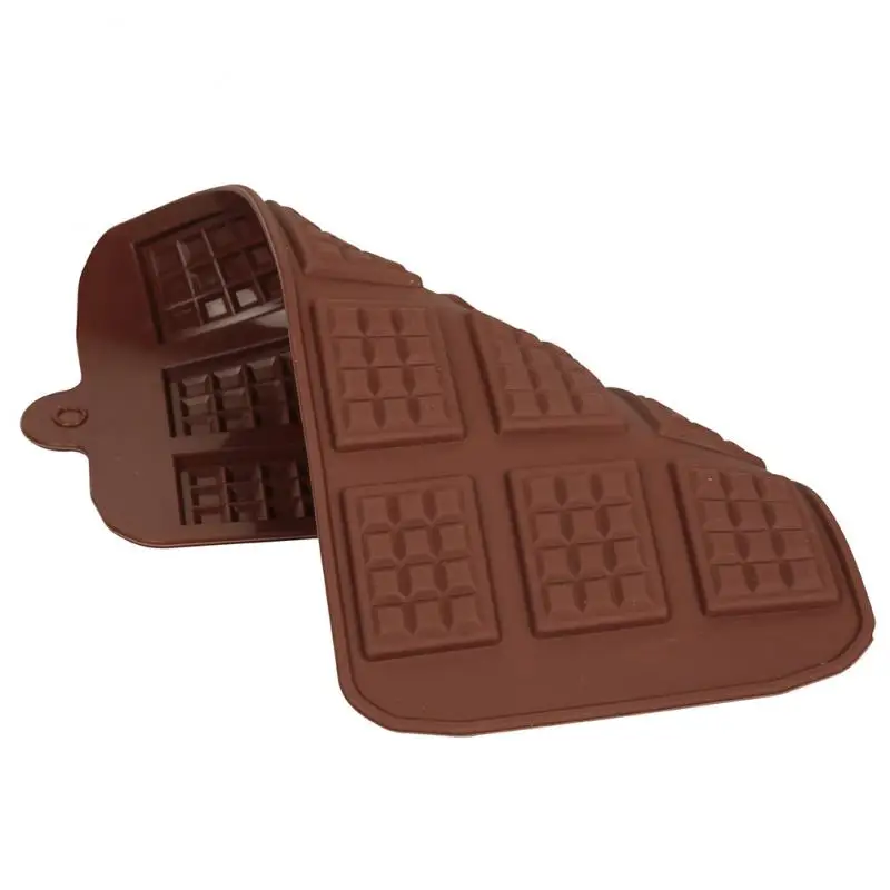 Chocolate Molds Bakeware Cake Molds High Quality Square Eco-friendly Silicone mold DIY 1PC Food Grade 12 Cavity Candy Tools