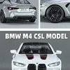 1:36 BMW M4 CSL M3 Alloy Sports Car Model Diecast Metal Racing Super Car Vehicles Model Simulation Collection Childrens Toy Gift 5