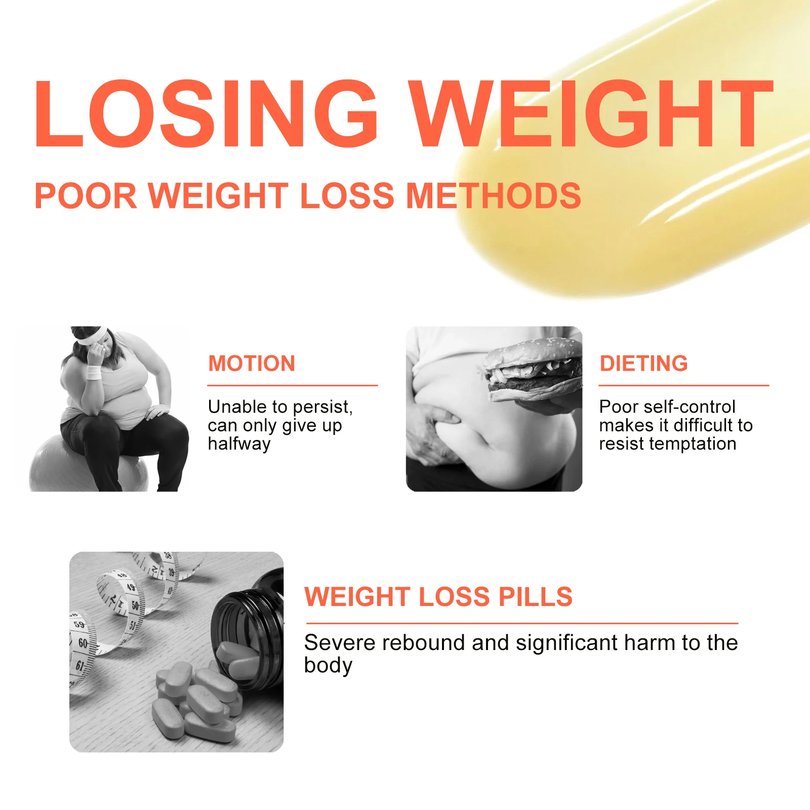 Ginger Fat-Burning Cream: A slimming massage cream that moisturizes and firms arms, thighs and waist, highlighting curves.