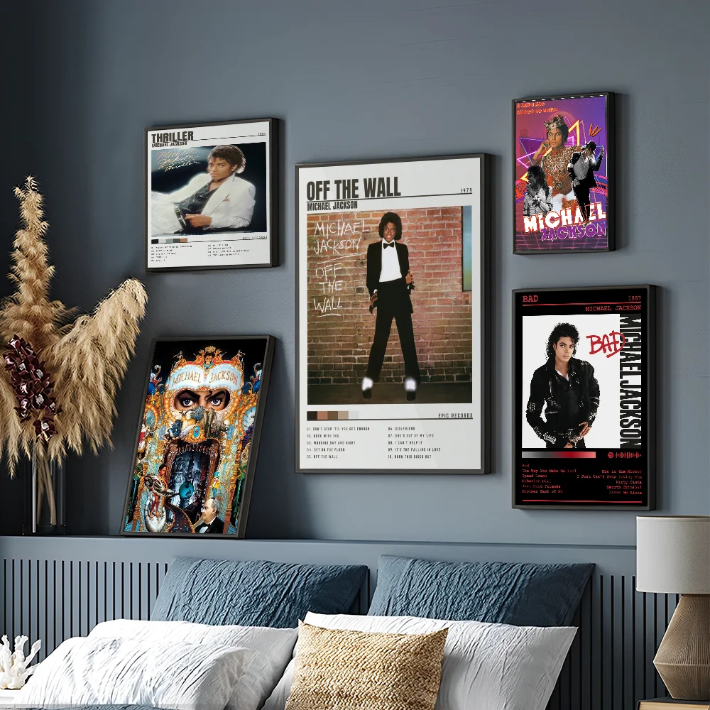 Michael Jackson Movie Sticky Posters Vintage Room Home Bar Cafe Decor Room Wall Decor vintage posters poster prints movie poster