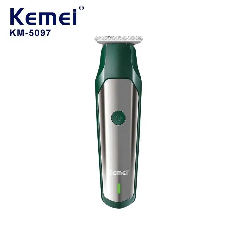 Kemei KM-5097 electric hair trimmer beard trimmer for men hair clipper grooming kit USB kemei rechargeable low noise cat dog hair trimmer electrical pet hair clipper remover cutter grooming pets hair cut km a99