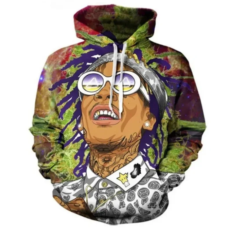 

Осенняя мужская Толстовка Wiz Khalifa, женские толстовки с 3D принтом, толстовки в стиле Харадзюку, унисекс толстовки, свитшоты, косплей, мужская одежда