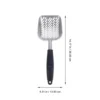 Cat Litter Scoop Aluminum Alloy Lightweight Smooth Safe Rounded Edges Large Capacity Portable Cat Litter Cleaning Shovel 5