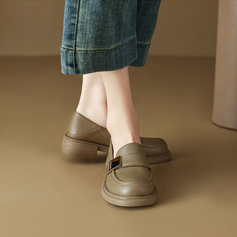 New Women Oxfords Casual Loafers Ladies Pumps Microfiber Leather Shoes for Woman Casual Shoes Fashion Pumps Shoes Spring Autumn