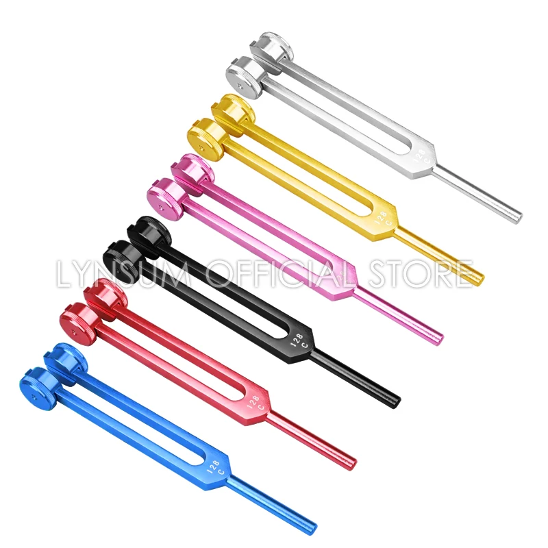 128hz Pink Aluminum Alloy Medical Neurological Massager Chakra Cute