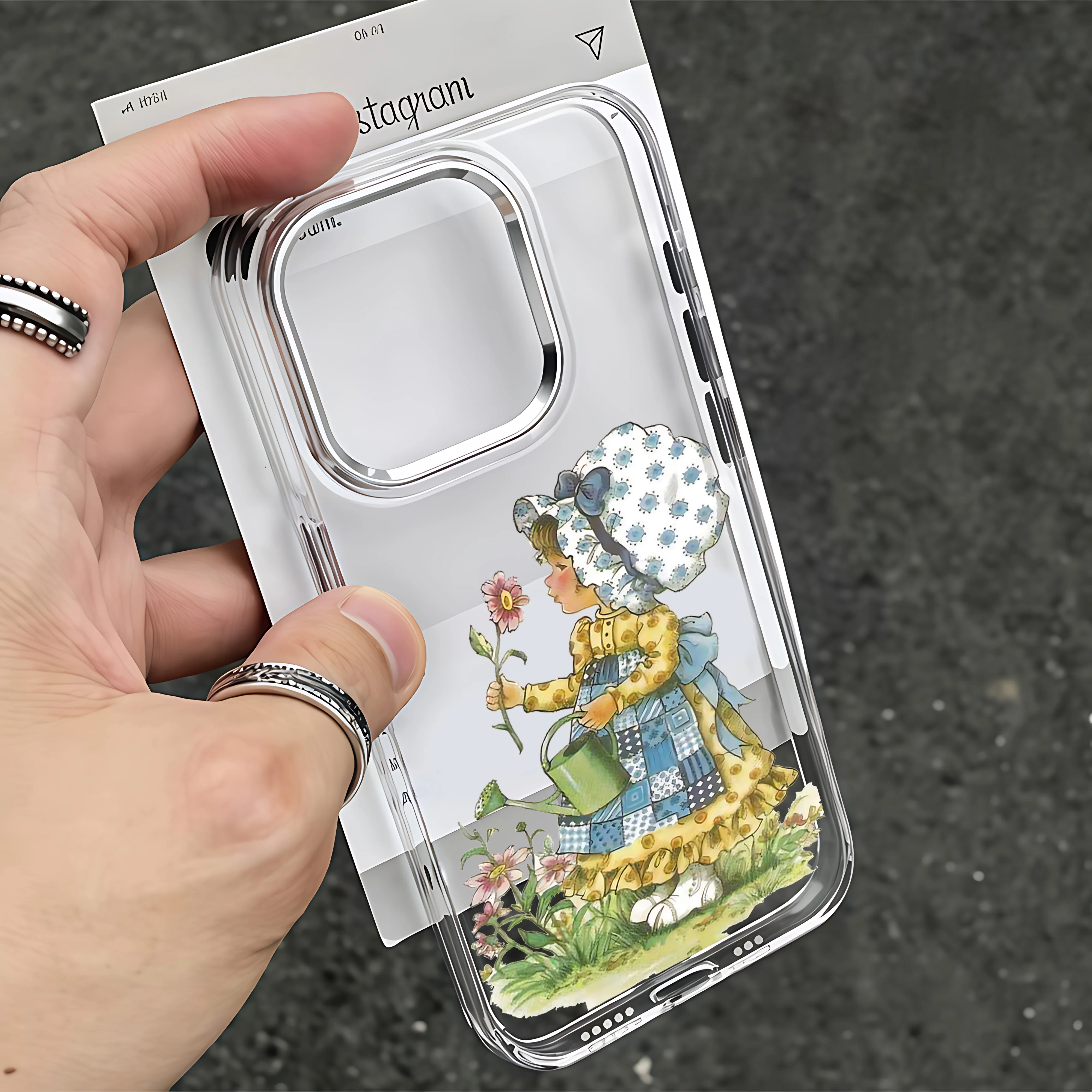 Vintage Art Sarah Kay Phone Case - Charming Retro Design