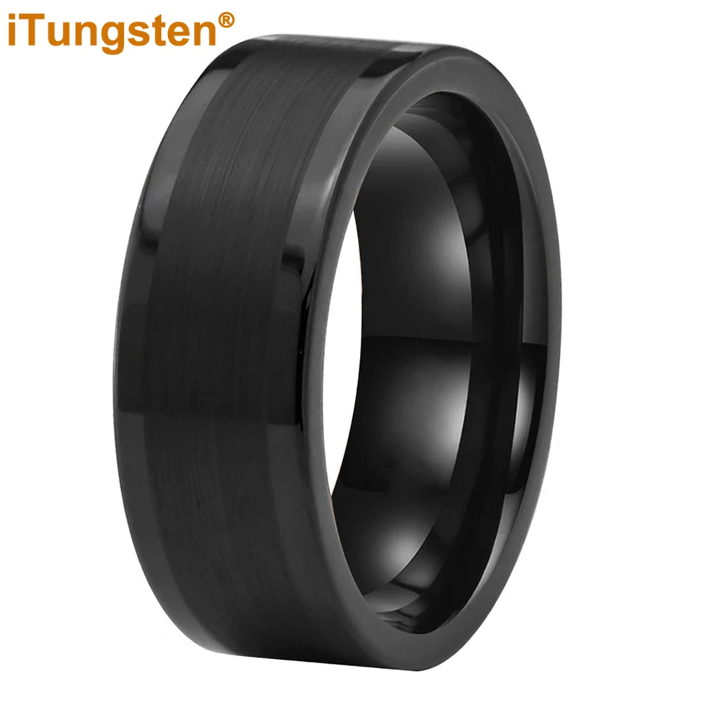 iTungsten 6mm 8mm 10mm Men Women Tungsten Carbide Ring Engagement Wedding Band Fashion Jewelry Matte Polished Finish Comfort Fit dropshipping 8mm domed wedding band men women tungsten carbide ring grooved polished brushed classic gift jewelry comfort fit