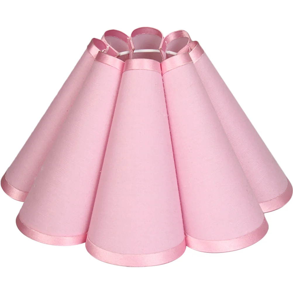 

Chandeliers Hanging Lamp Fabric Shade Floral Light Desk Lamps Table Decorative Lampshade Pink Wall
