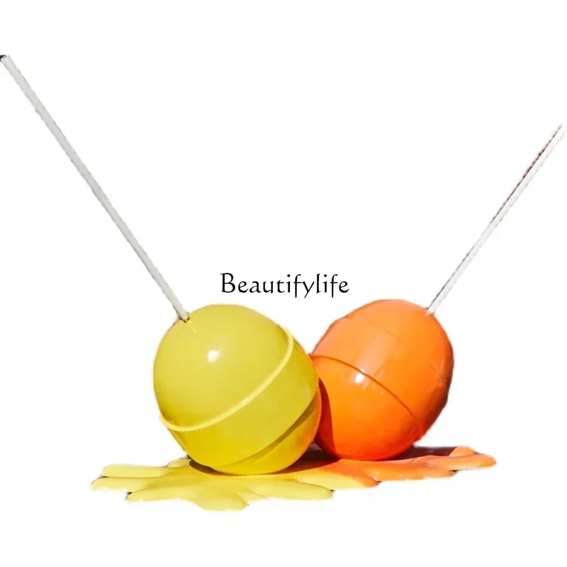 

Simulation Lollipop Decoration Model Sculpture FRP Mall Art Display Decorations