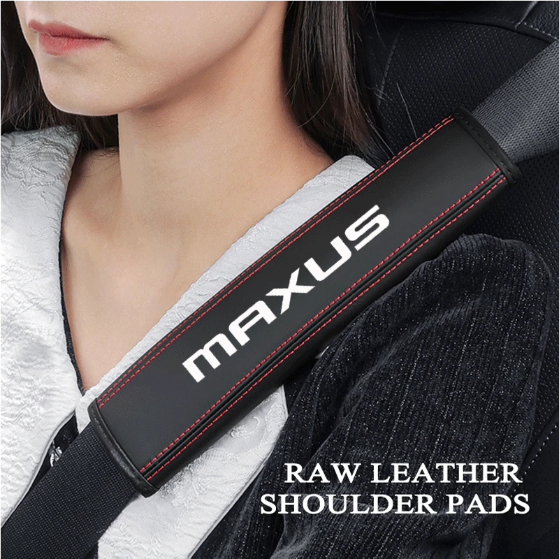 2PCS High Quality Car Seat Belt Protection Shoulder Pad Cover For Maxus T60 D60 D90 D20 T70 T90 G10 G20 G50 G90 V80 Accessories