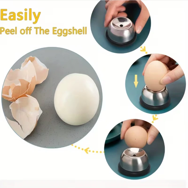 1pc Stainless Steel Egg Piercer, Anti-Burst Egg Cooker Tool for Perfect Boiled Eggs, Kitchen Gadget for Easy Egg Opening