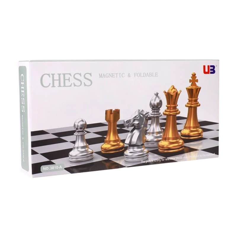 Magnetic International Chess Pieces Set Folding Table Board 3 Different Size 36x31cm King 7.2cm