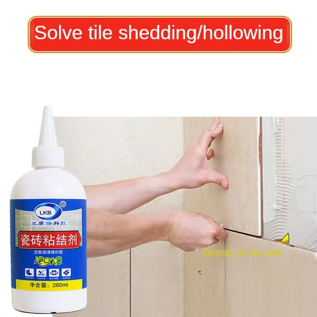 Tile Glue Strong Adhesive Floor Tile Empty Drum Loose Repair Injection  Filling Seam Instead of Wall Tile Falling Off Back Glue - AliExpress