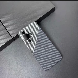 Carbon Fiber Texture Matte Hard Cover - Slim & Durable Protection for Huawei Nova12 Active (Black and silver)
