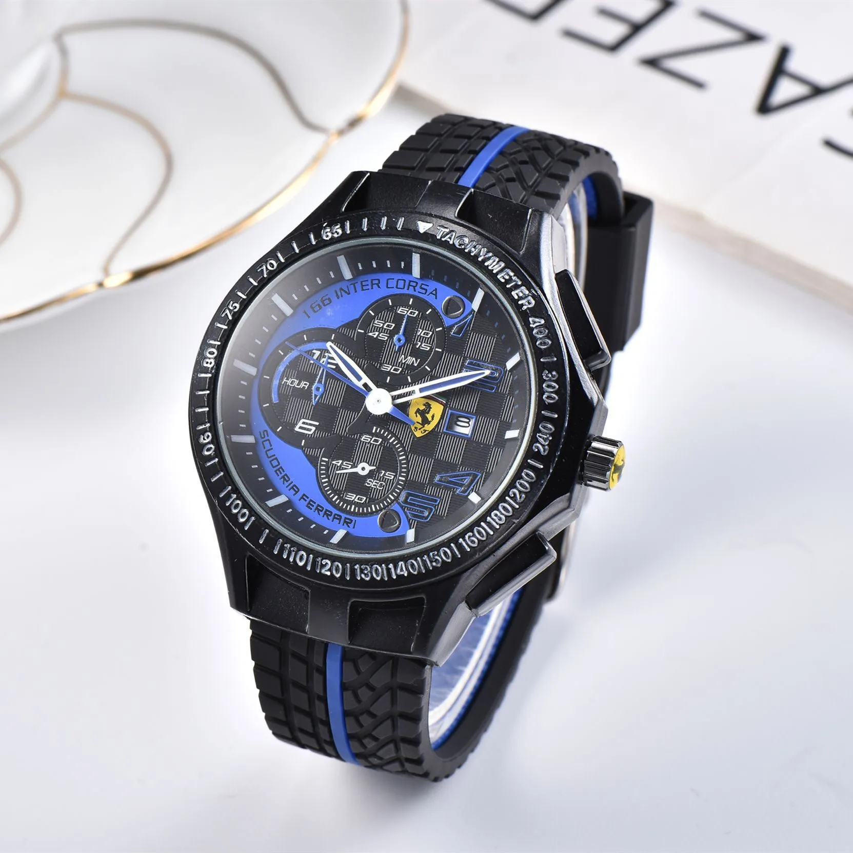 Trend Famous Brand Sports Quartz Watches for Men Racing Car F1 Formula Silicone Strap Watch Alloy Casual Wristwatches Clock |