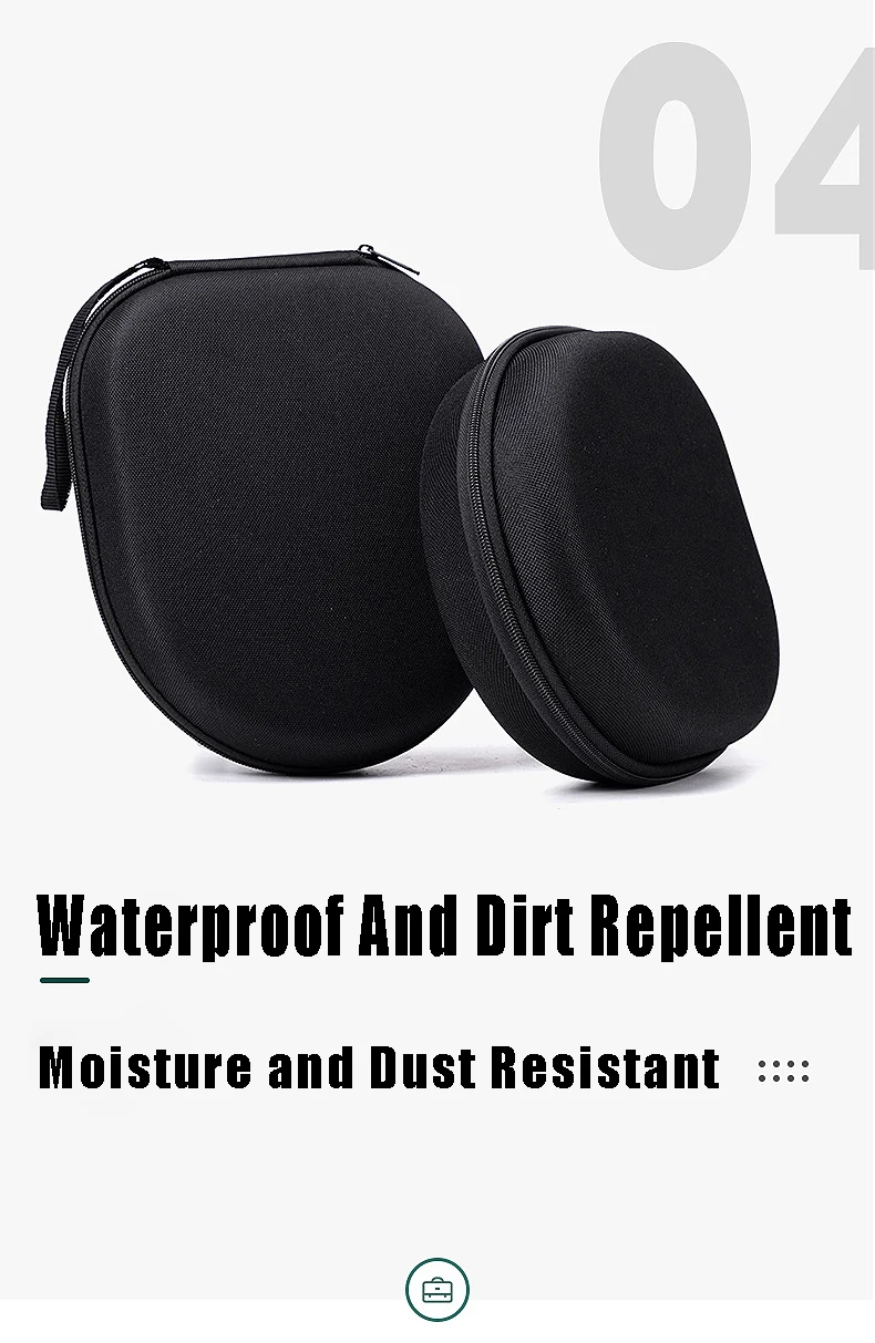 Bluetooth Headset Earphone Hard Case for Sony Headphones Storage Bag Case Portable Travel Shockproof Earbuds Carrying Pouch Bag