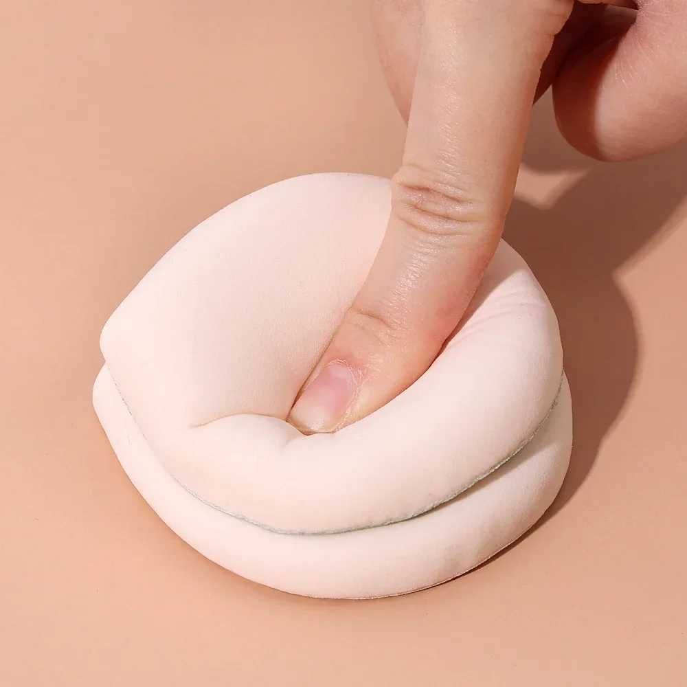 1-10pcs 슈퍼 두꺼운 소프트 메이크업 퍼프 대형 코튼 벨벳 파우더 퍼프 리퀴드 파운데이션 스펀지 화장품 도구 습식 건식 사용 퍼프