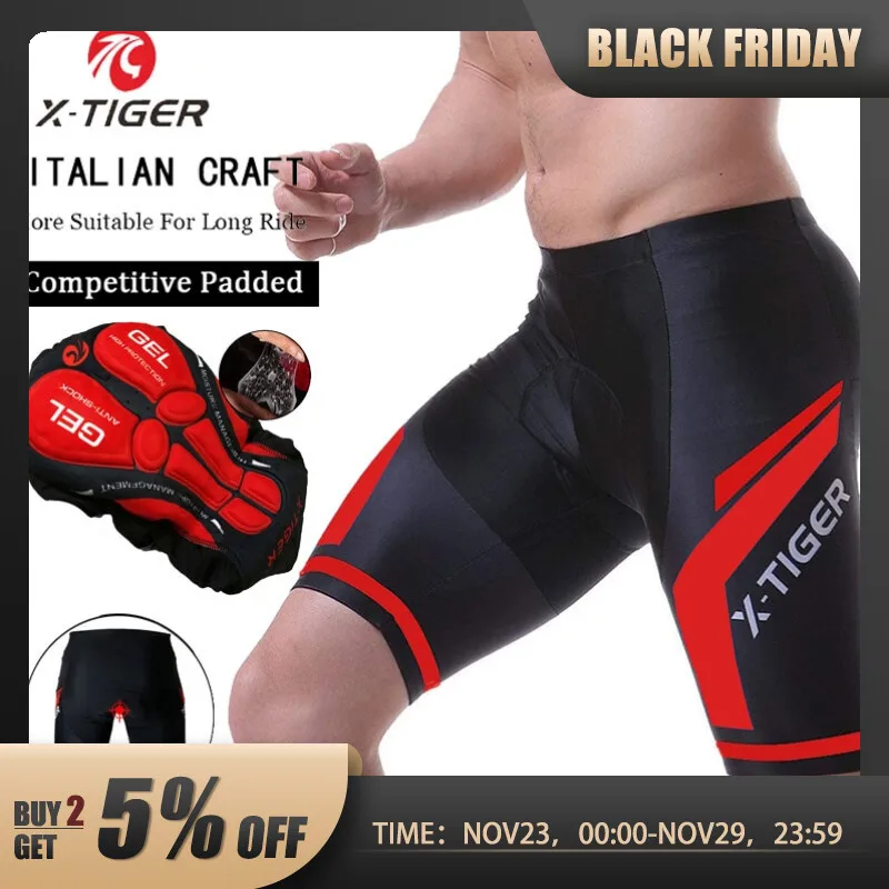 Short De Cyclisme Pour Homme Avec Coussin Rembourré - Tissu Respirant Et élastique - Pour VTT, Route Et Loisirs