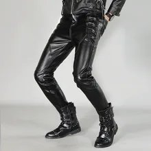 

2022 Hot Sale Mens Leather Quilted Quilted Trousers - Leather Pants For Men Motorcycle