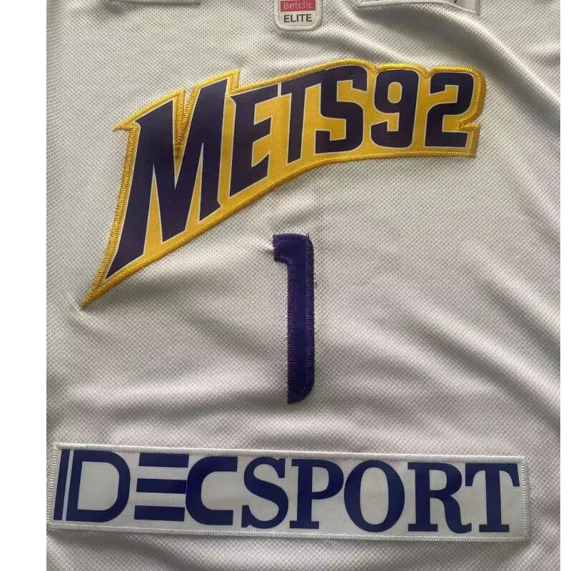 Basketball jerseys Mete 92 1 Wembanyama Sewing embroidery Outdoor Sportswear Sweat absorption Big Size