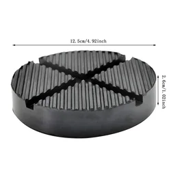 Universal Car Jack Rubber Pad - Frame Protector and Slotted Floor Lifting Disk (Black)