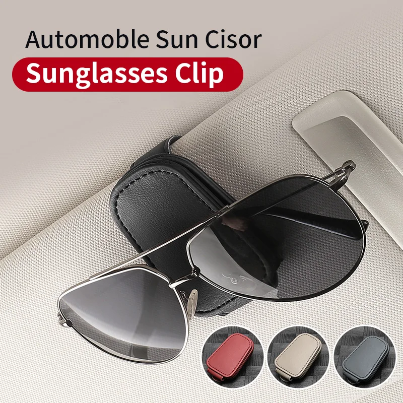Universal Car Auto Sun Visor Glasses Box Sunglasses Clip Card Ticket