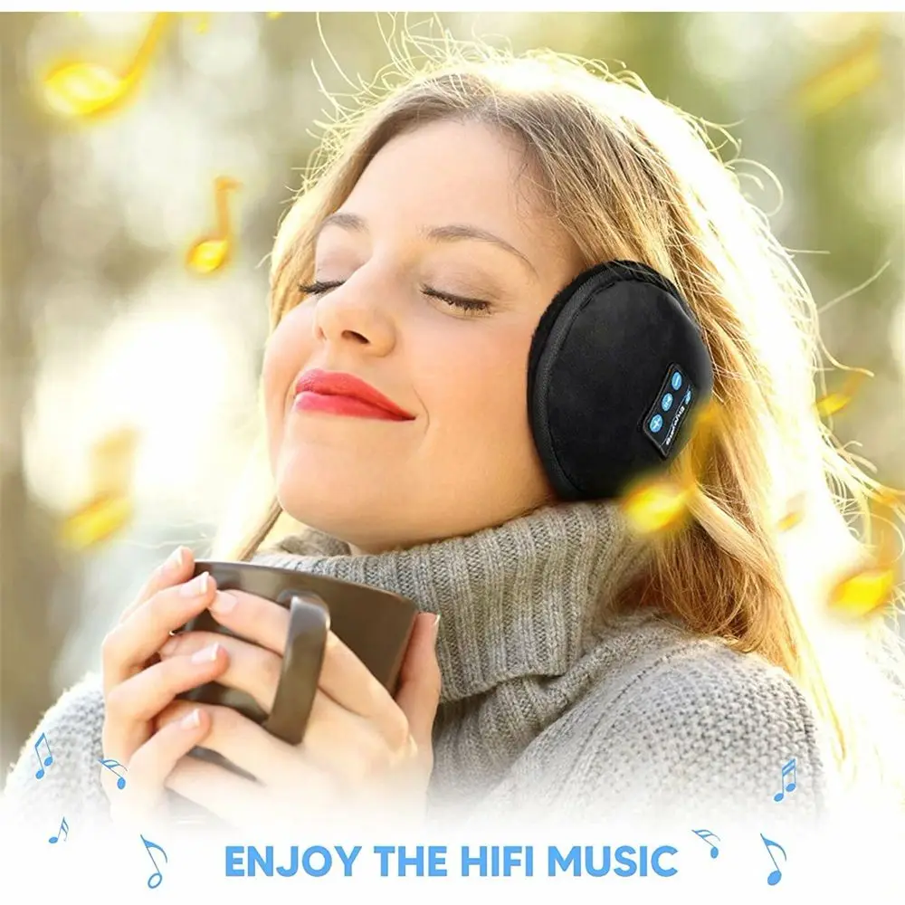Keep Warm Bluetooth 5.0 Winter Headsets Bluetooth Earmuffs Wireless