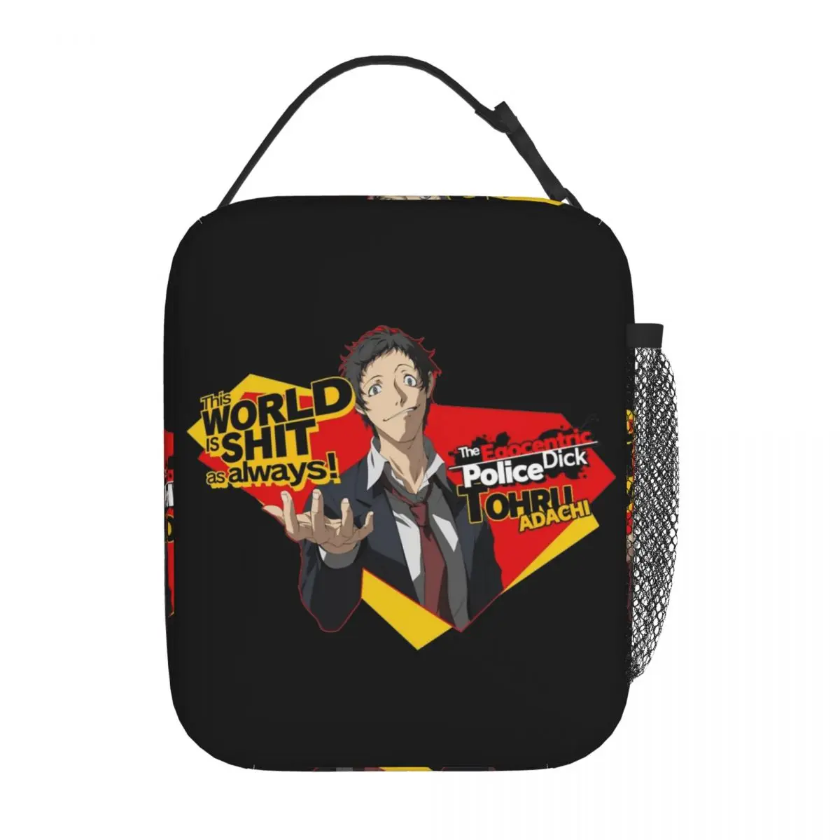 

Изолированная сумка для обеда Game Persona 4 Tohru Adachi, Аксессуары для игр на открытом воздухе, сумка для хранения пищи, термоохлаждающий Ланч-бокс