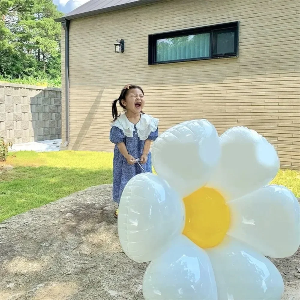 1/3PCS Cute Daisy Balloons Huge White Sunflower Aluminum Film Balloon Childrens Gifts Birthday Wedding Party Decoration Supplies