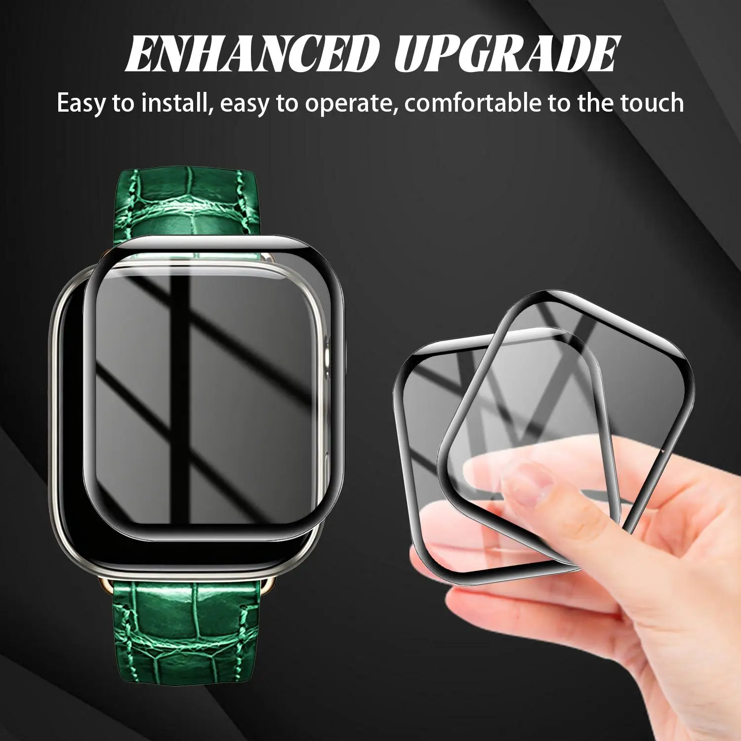 3D Curved Screen Protectors - HD Clear Flexible PMMA Smartwatch Films