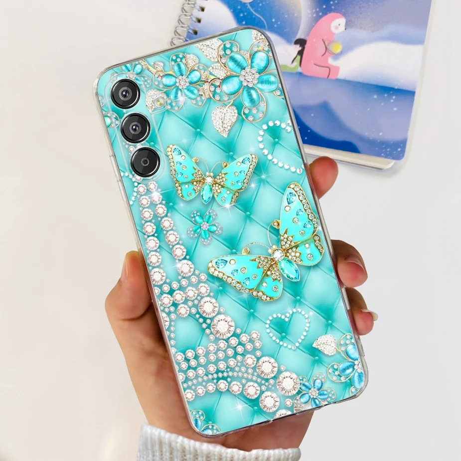 New Fashion Painted Clear Silicone Soft TPU Phone Case Bumper