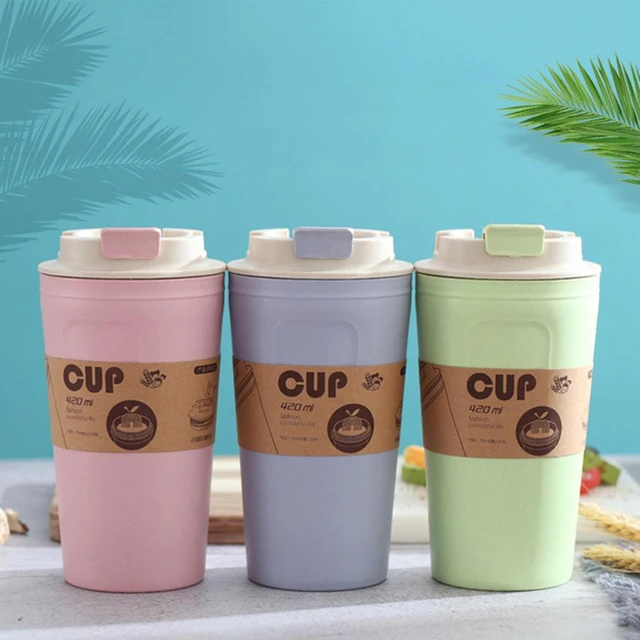 Reusable Bamboo Cups Tumbler Tube Smooth Mugs for Coffee Outdoor