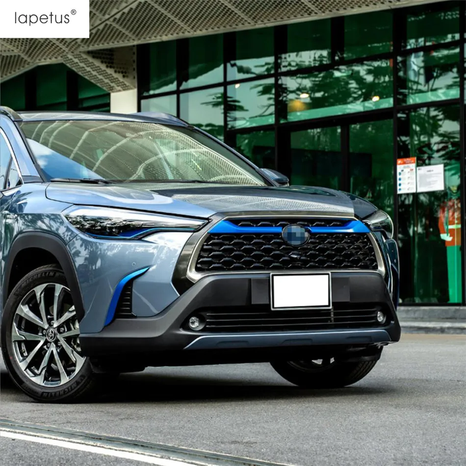 フロントミドルビレットグリルグリルストライプ装飾カバートリム ABS