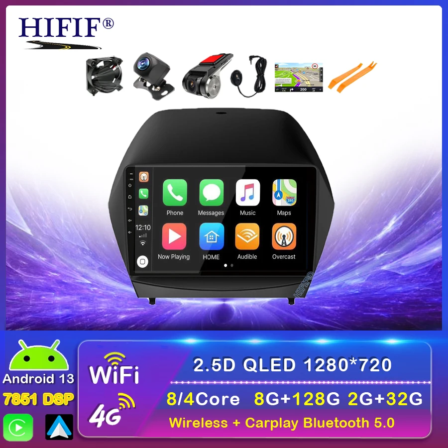 

Автомагнитола 2.5D + IPS DSP, мультимедийный DVD-плеер, Android 13, навигация для KIA Sportage 2011-2015, рекордер, стереоголовное устройство, Gps