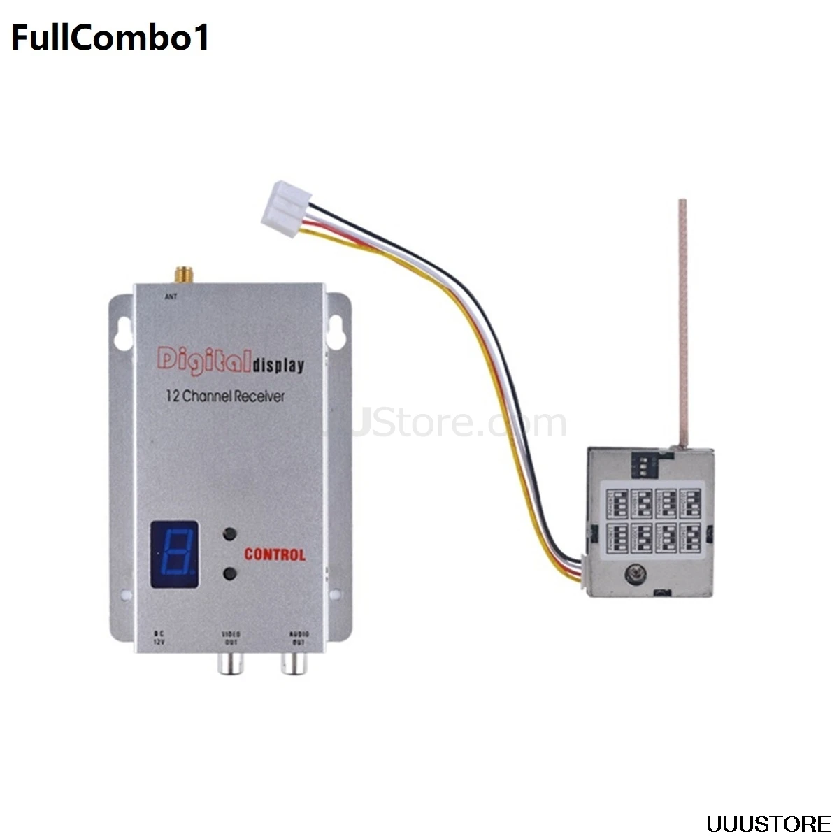 

Новинка 1,2 ГГц 1,2 ГГц 200 мВт Беспроводной 8-канальный Аудио Видео FPV передатчик с 12-канальным приемником FPV Combo для радиоуправляемых моделей FPV гоночных дронов