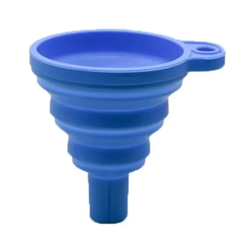 Universal Silicone Engine Funnel | Collapsible Portable Liquid Funnel for Oil Change and Washing - Practical Home  Tool