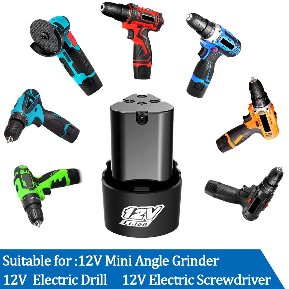 12V 1500mAh Rechargeable Lithium Battery For Angle Grinder