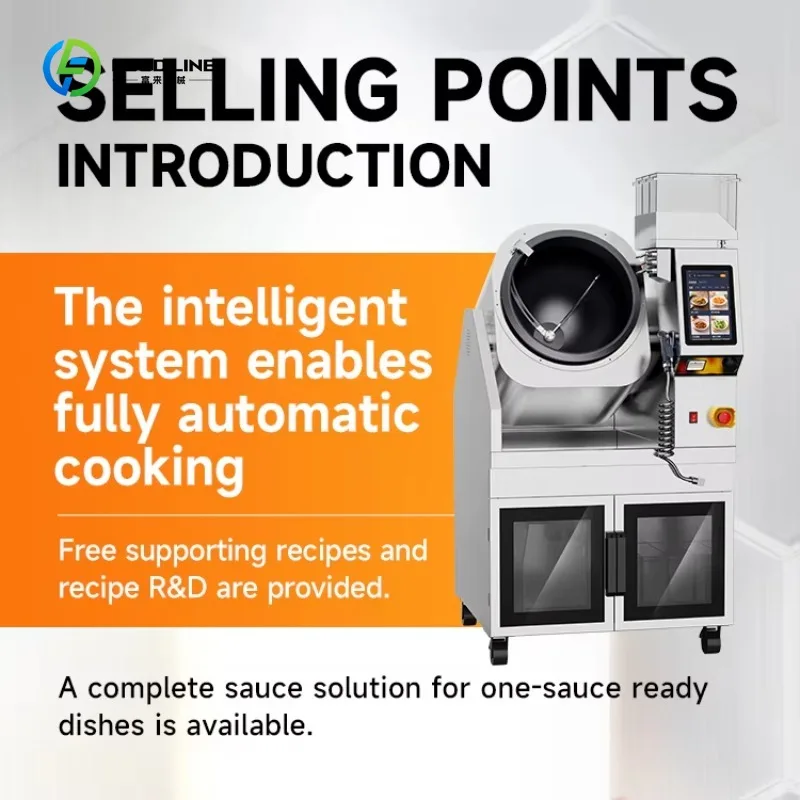 Customized Commercial Automatic Cooking Robot Multifunctional Electric Food Stir Fry Machine Free Recipes Included Recipe 2