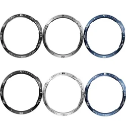 For Garmin Fenix 7X 7 6X Pro 5Plus Sapphire Watch Bezel Ring Stainless Steel Engraved Time Unit Adhesive Scratch Resistant Case