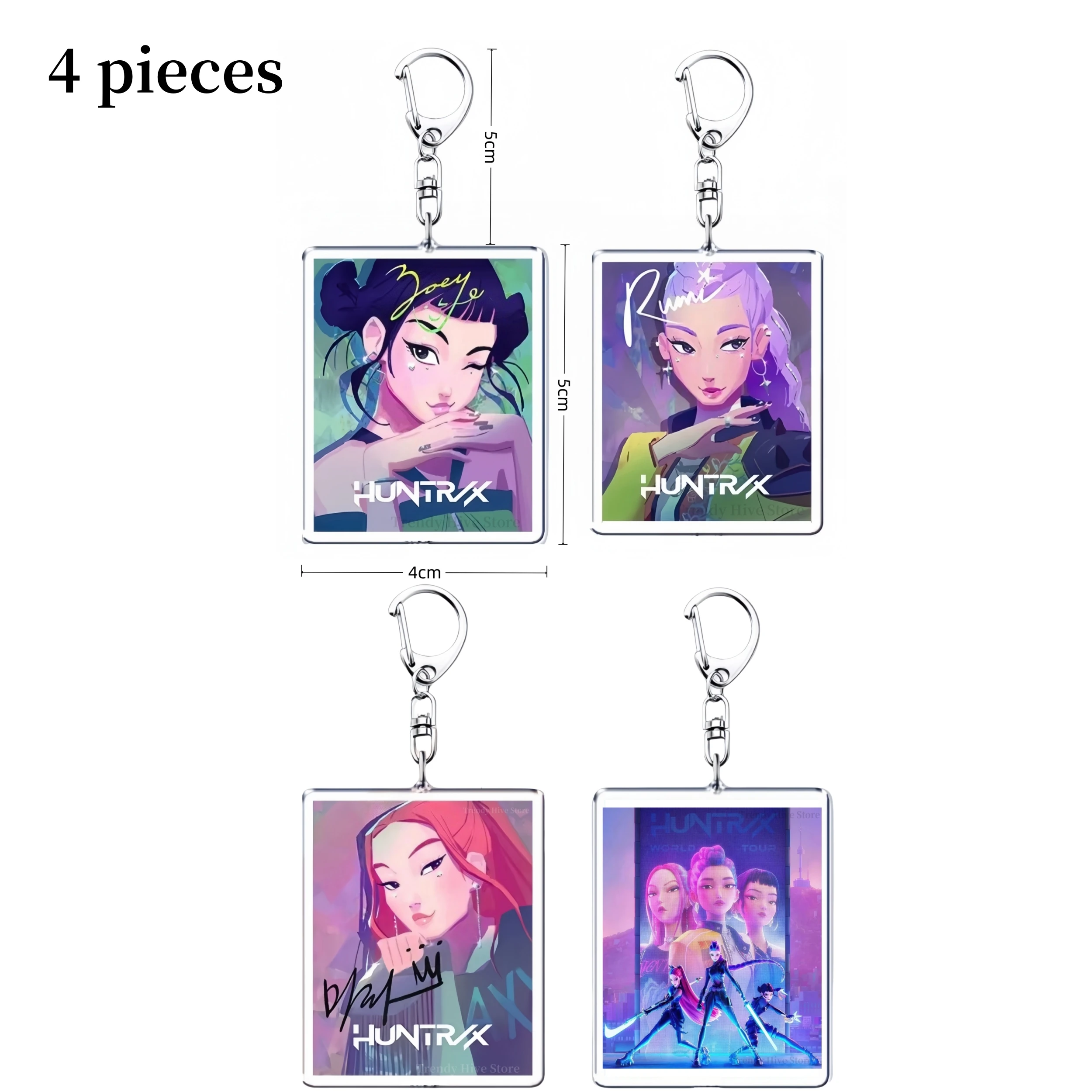 Kpop Demon Hunters Armbänder Set - Rumi Zoey Mira Inspired Merchandise