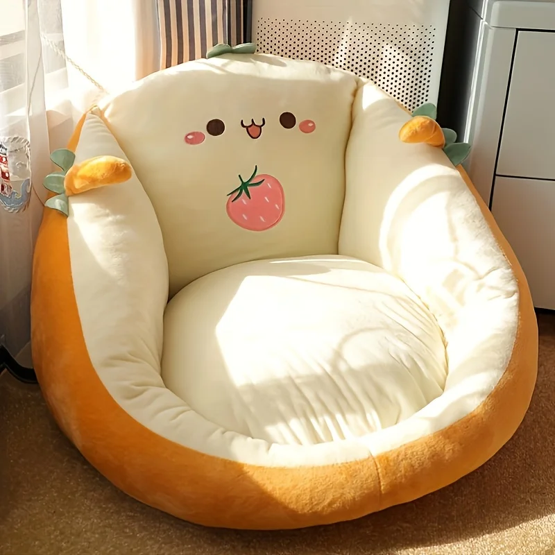 Home Cushion,Cartoon Lazy Floor Sitting Block Tatami Futon Japanese Style Bedroom Household Balcony Bay Floor Soft Mat