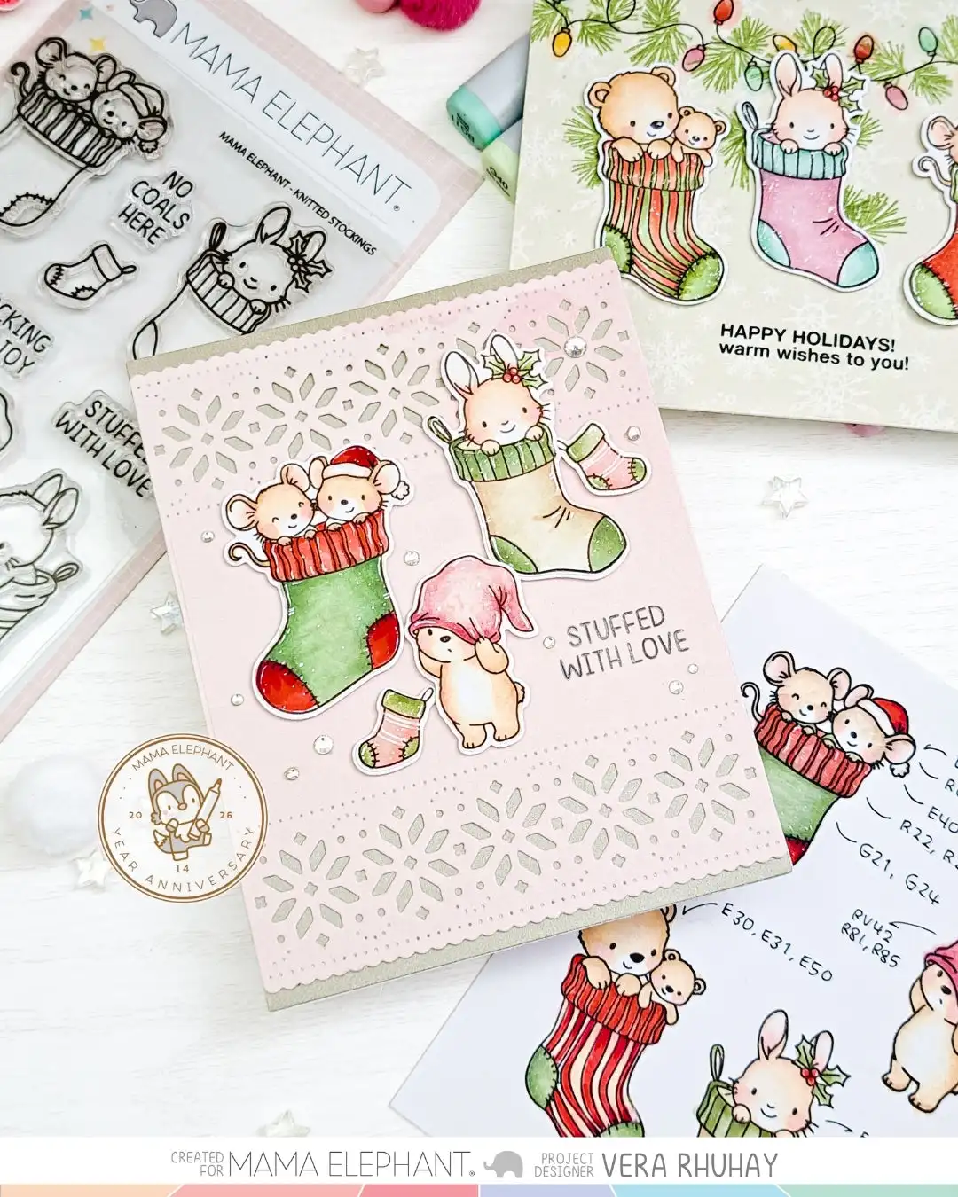 Festive Embossing and Cutting Dies Set for Holiday Scrapbooking and Card Making