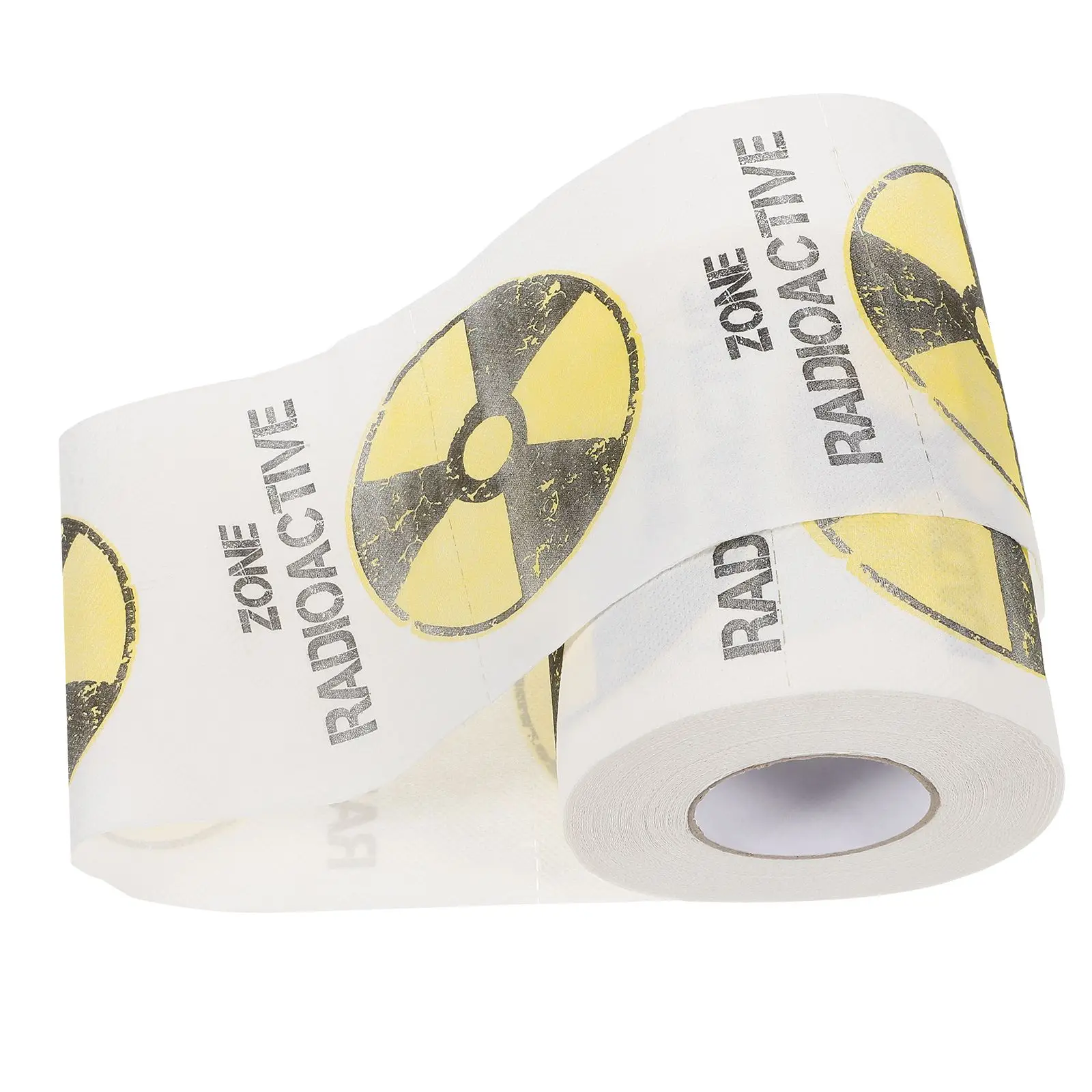 Soft Tissue Roll Warning Pattern Novelty Toilet Paper Sanitary Paper Creative Tissue Birthday Napkins Toilet Roll Bulk Buy