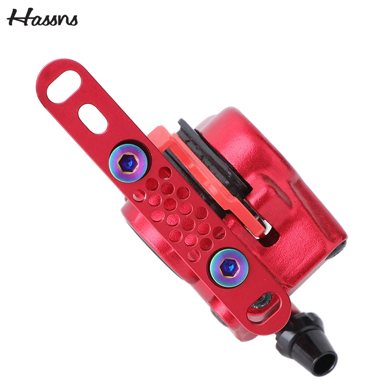 HASSNS Bicycle Disc Brake Adapter Road Bike CNC Disc Brake Converter Bracket Cycling Caliper Mount Titanium For 140 160mm Rotor